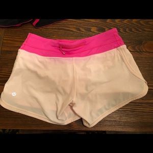 2 pairs of Lululemon Speed Shorts